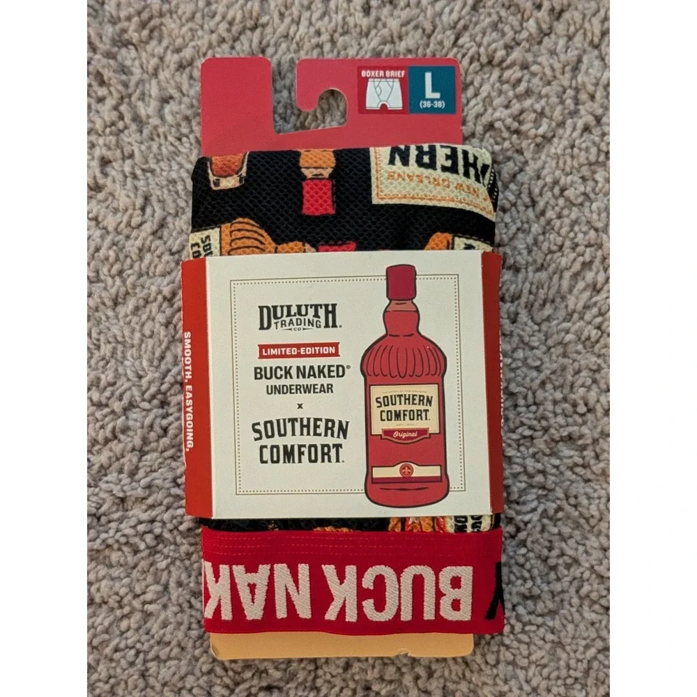 NWT Duluth Trading Buck Naked Boxer Briefs Mens L (36-38) Southern Comfort LE